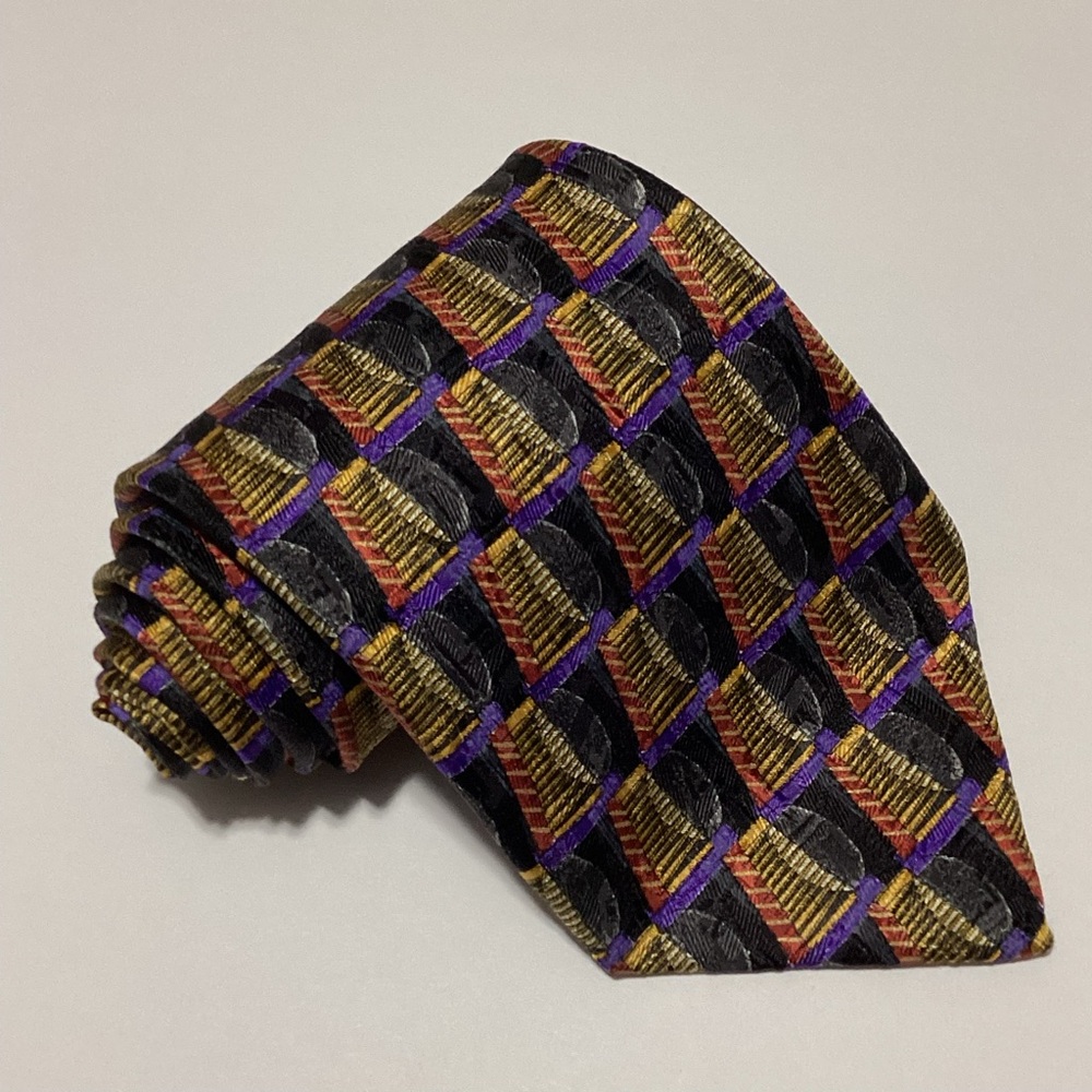 Ermenegildo Zegna Foulard Geometric Tie